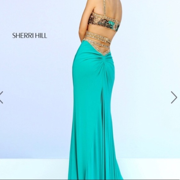 GORG Sherri Hill Formal / Prom Dress two piece - Picture 4 of 4
